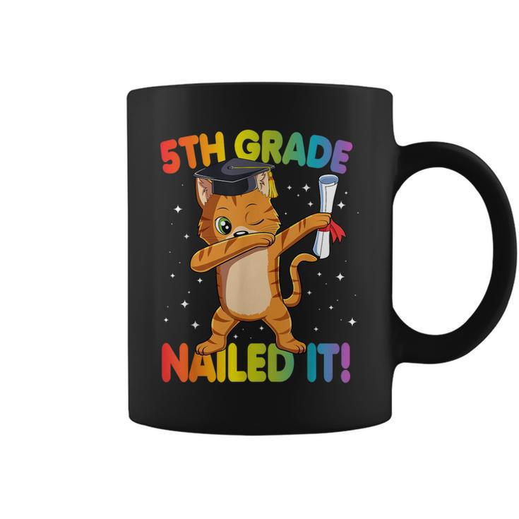 Dabbing Cat 5Th Grade Graduation Class 2020 Boys Girls Coffee Mug
