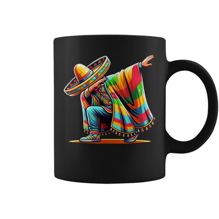 Dabbing Mexican Sombrero Dab Poncho Cinco De Mayo Coffee Mug