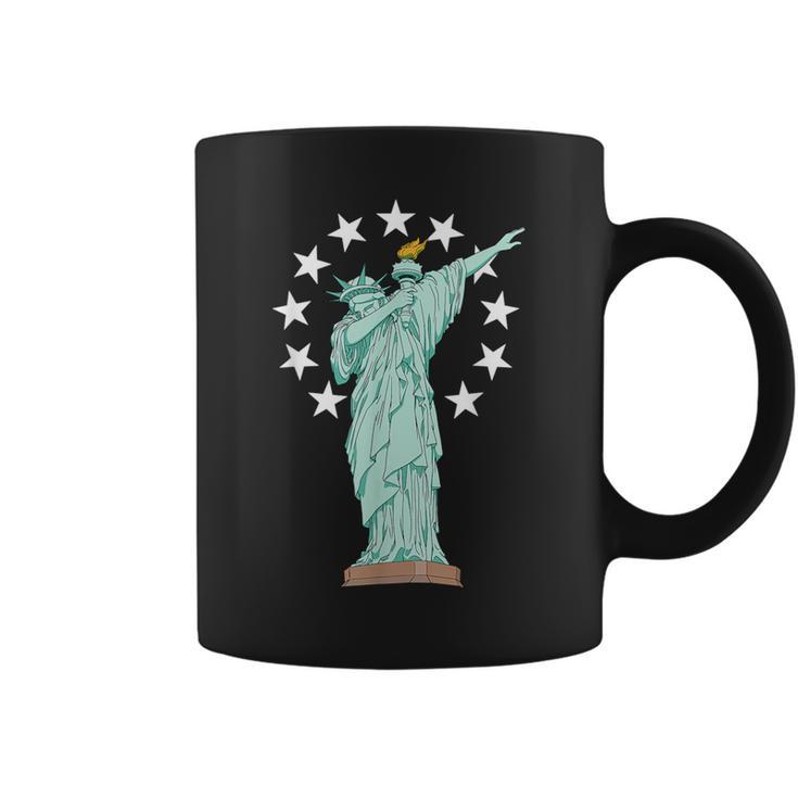 Dabbing Statue Of Liberty-Vintage Betsy Ross American Flag Coffee Mug