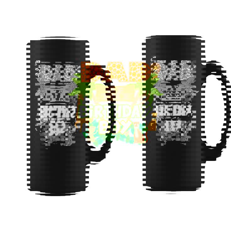 Dad Of The Birthday Boy Jungle Animals Safari Zoo Theme Coffee Mug