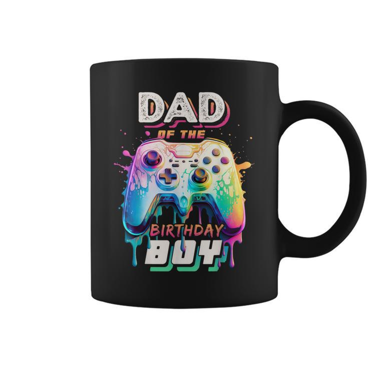 Dad Of The Birthday Boy Matching Video Game Birthday Party Coffee Mug