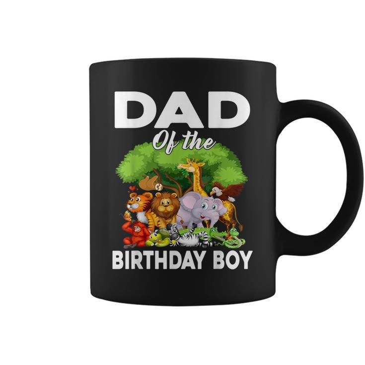 Dad Of The Birthday Boy Safari Zoo Bday Party Celebration Coffee Mug