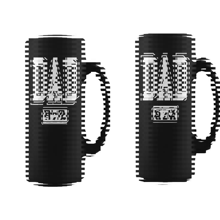 Dad Est 2024 Expect Baby 2024 Father 2024 New Dad 2024 Coffee Mug