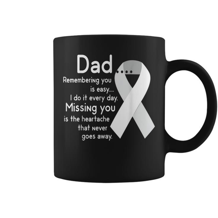 For My Dad In Heaven I Love You Misses You Memorial Day Coffee Mug