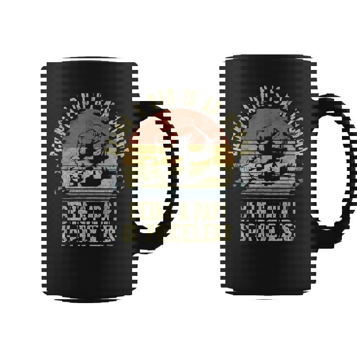 Being A Dad Is An Honor Being A Papi Is Priceless Papi Coffee Mug