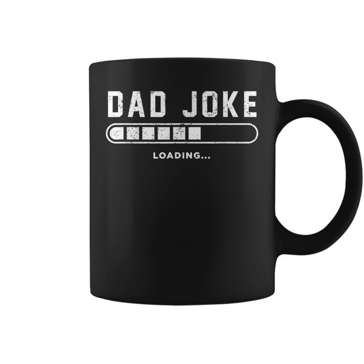 Dad Joke Loading Vintage Father Humor Daddy Father's Day Coffee Mug