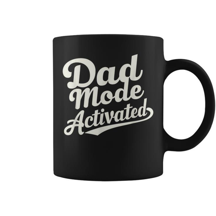 Dad Life Dad Mode Activated Quote Father's Day Dad Bod Coffee Mug