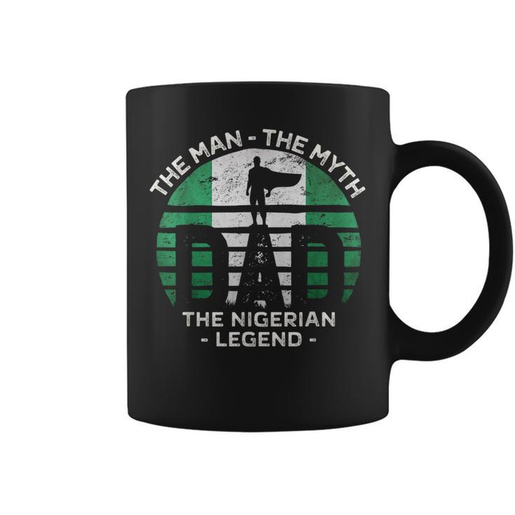 Dad The Man The Myth The Nigerian Legend Nigeria Vintage Coffee Mug