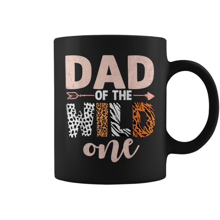 Dad And Mom Of The Wild One Birthday Girl Family Party Decor Coffee Mug