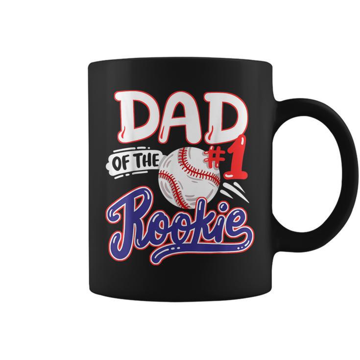 Dad Of Rookie 1St Baseball Birthday Party Theme Matching Coffee Mug