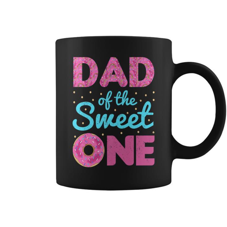 Dad Of Sweet One 1St Birthday Matching Family Donut Coffee Mug