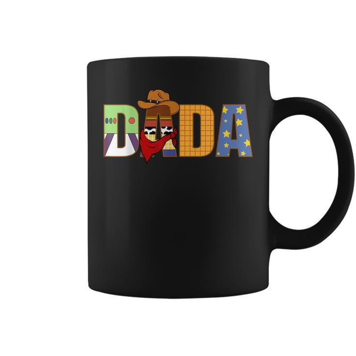 Dada Birthday Boy Western Rodeo Family Party Decorations Coffee Mug