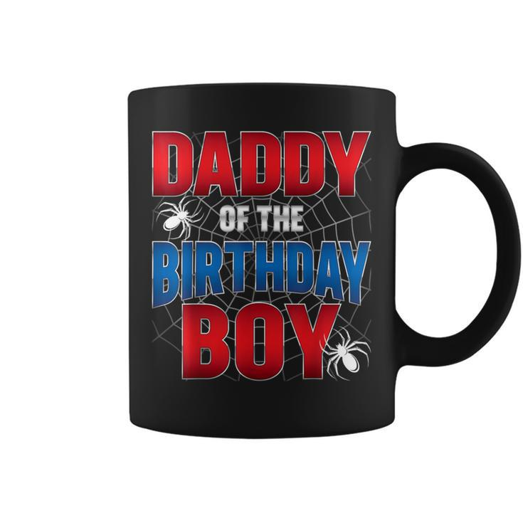 Daddy Of The Birthday Boy Costume Spider Web Birthday Party Coffee Mug