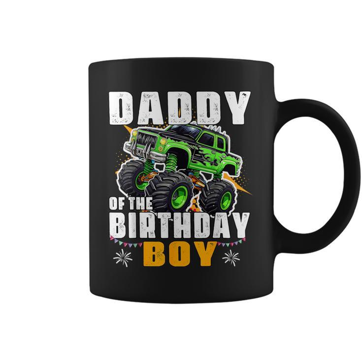 Daddy Of The Birthday Boy Monster Truck Birthday Family Coffee Mug