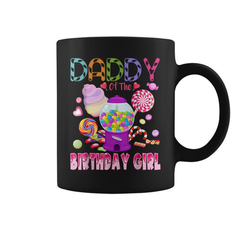Daddy Of The Birthday Girl Candyland Candy Birthday Coffee Mug
