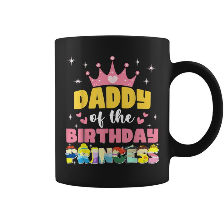 Daddy Dad And Mom Of The Birthday Princess Girl Family Coffee Mug