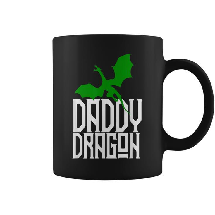 Daddy Dragon Matching Family Tribe Green Dad Father Coffee Mug