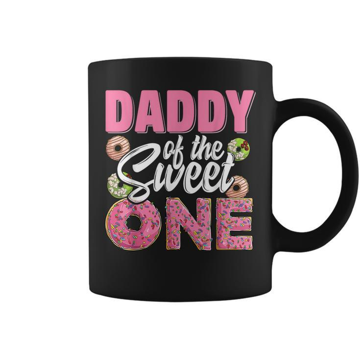 Daddy Of The Sweet One Birthday 1St B-Day Donut One Party Coffee Mug
