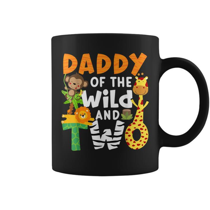Daddy Of The Wild And Two 2 Zoo Theme Birthday Safari Jungle Coffee Mug