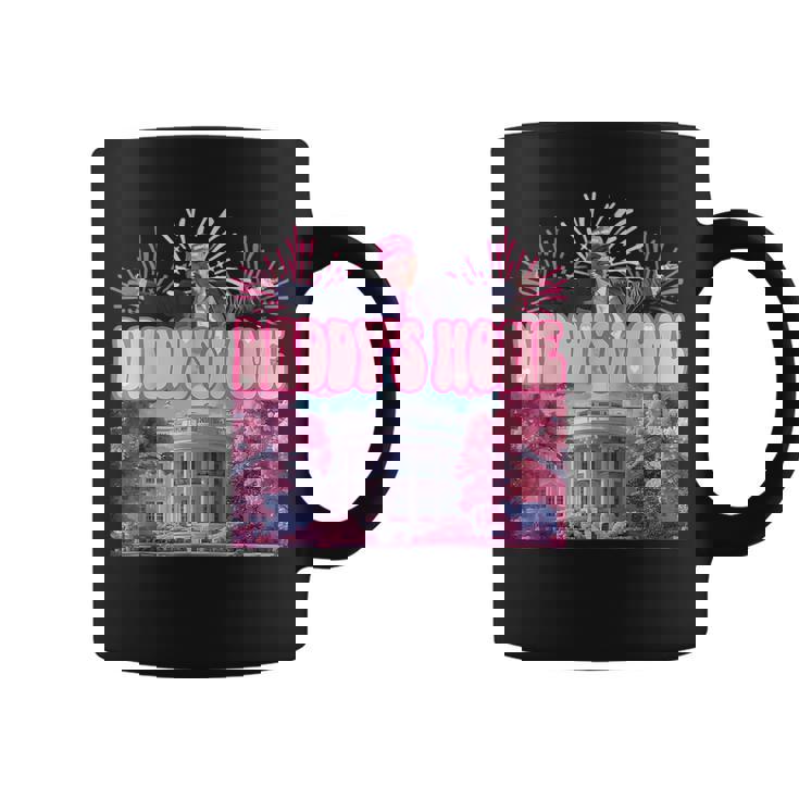 Daddy's Home Trump 2024 Happy July 4Th Firework Pink Coffee Mug