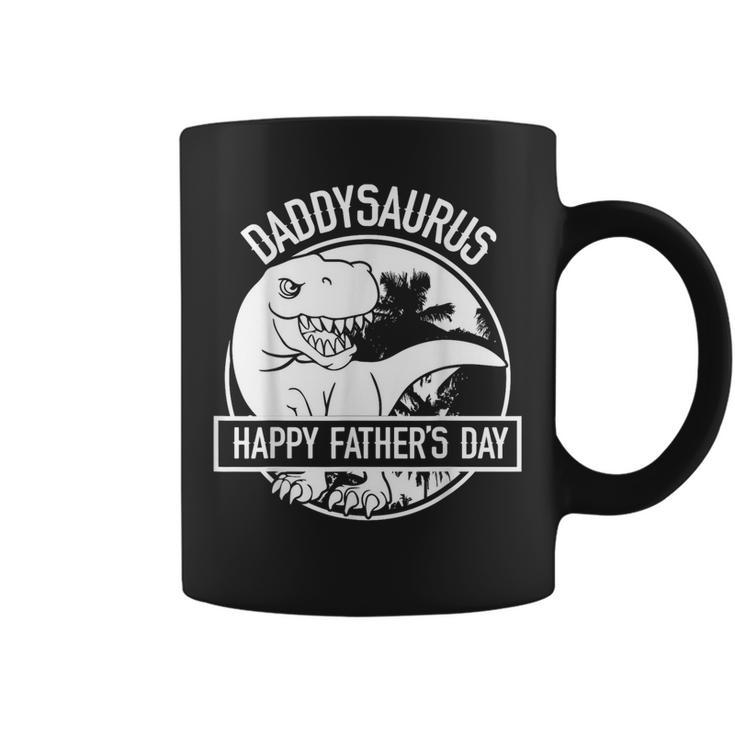 Daddysaurus Rex Dinosaur Daddy T-Rex Father's Day Dino Dad Coffee Mug