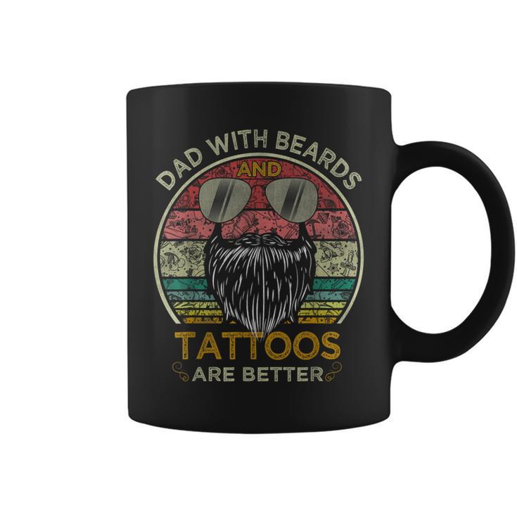 Dads With Beards And Tattoos Are Better Fathers Day Coffee Mug