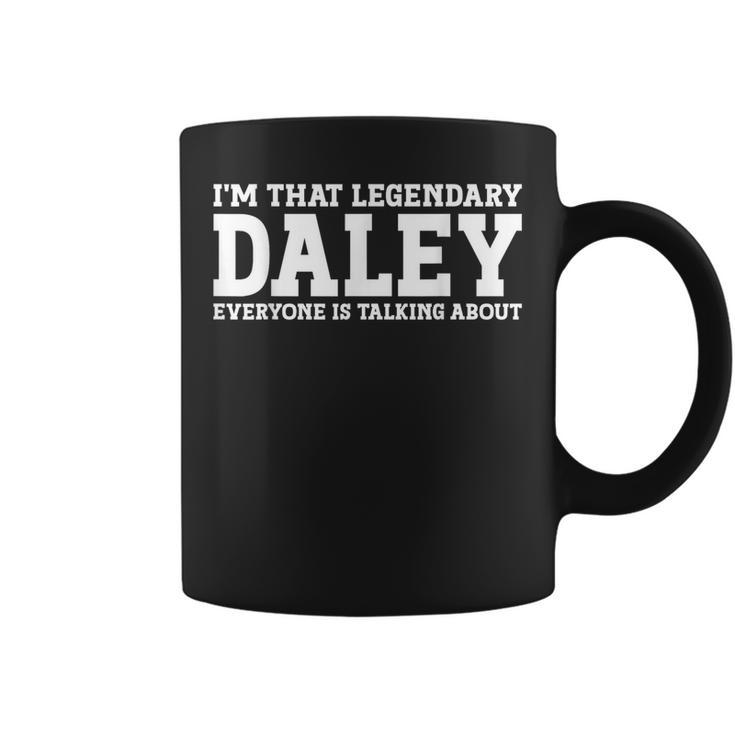 Daley Surname Team Family Last Name Daley Coffee Mug