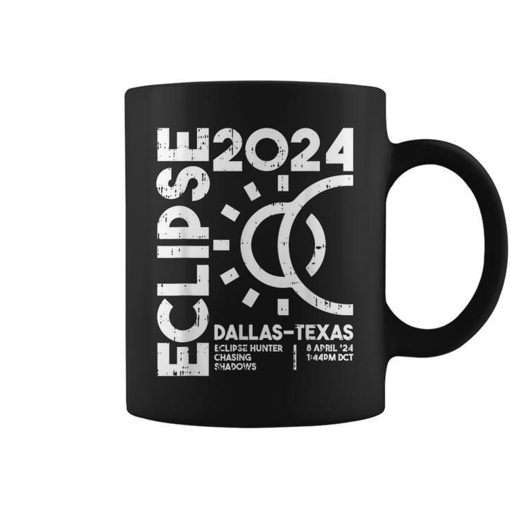 Dallas Texas Total Solar Eclipse April 8 2024 Totality Coffee Mug