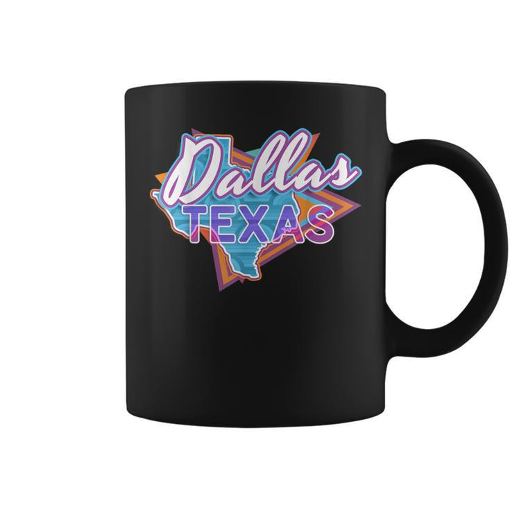 Dallas Texas Vintage Retro Throwback Coffee Mug