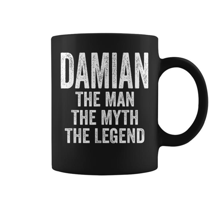 Damian The Man The Myth The Legend First Name Damian Coffee Mug