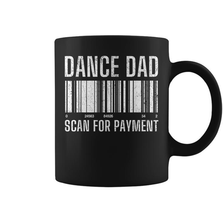 Dance Dad Scan For Payment Distressed Father's Day Coffee Mug