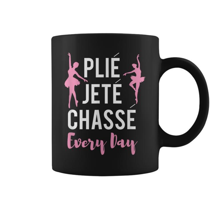 Dance Girls Dancing Heart Love Ballet Plie' Chasse' Coffee Mug