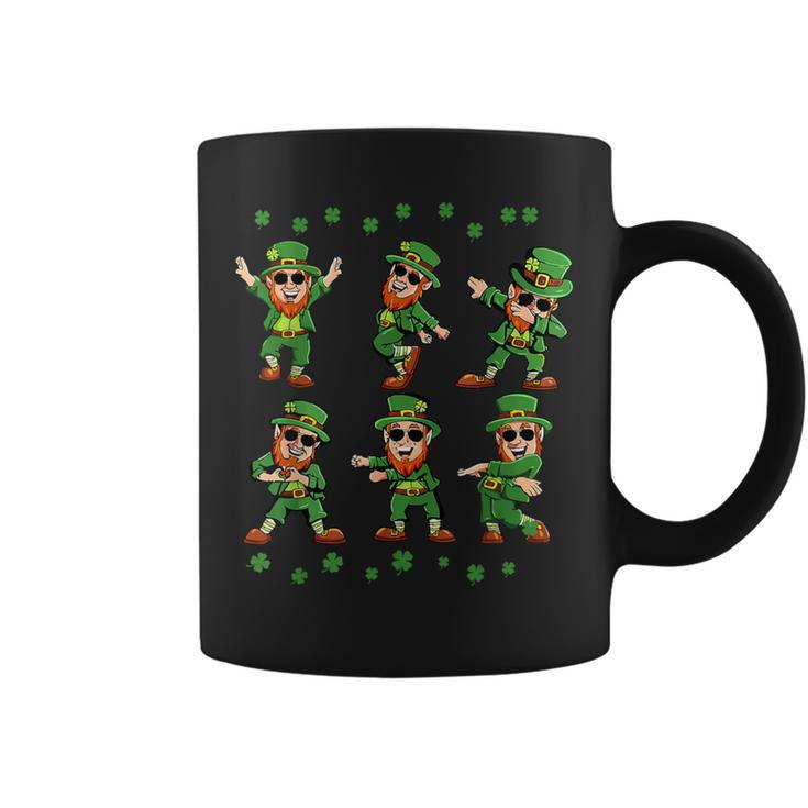 Dancing Leprechauns Boys Girls Dabbing St Patrick's Day Coffee Mug