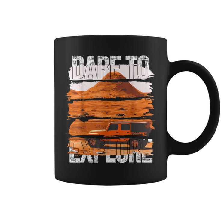 Dare To Explore Desert Coffee Mug