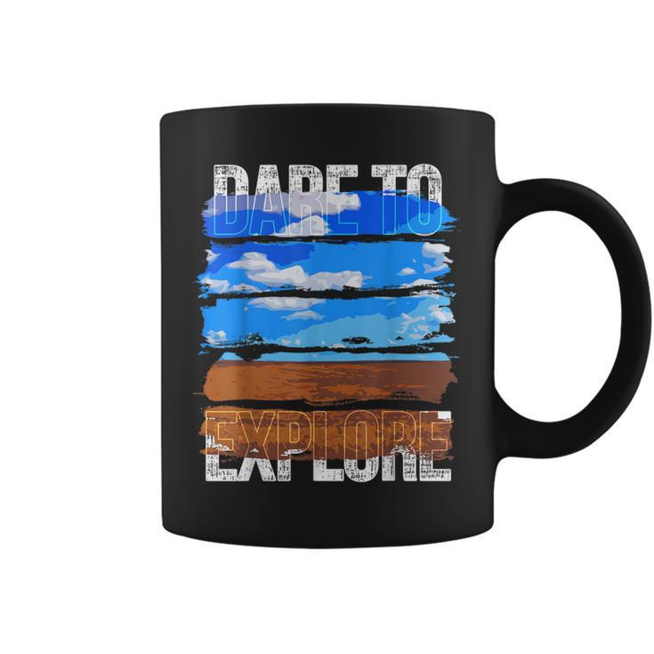 Dare To Explore Fields Coffee Mug