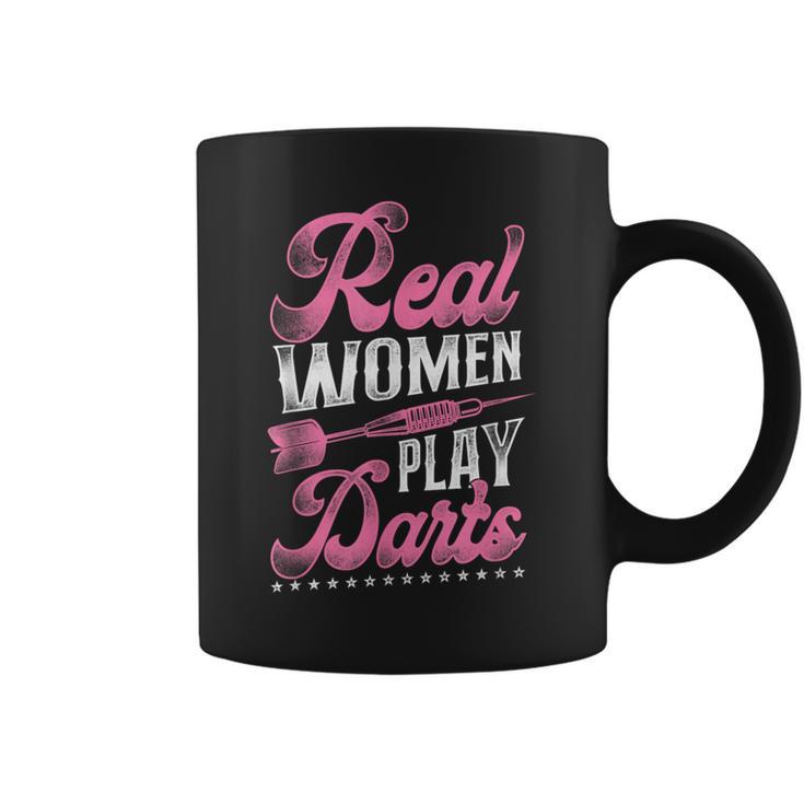 Darts Girl Vintage Real Play Darts Coffee Mug