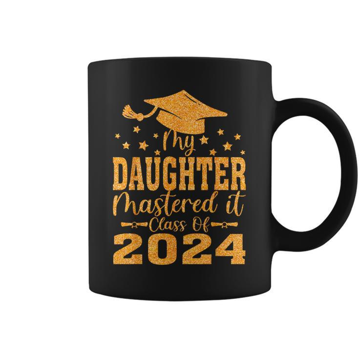 My Daughter Mastered It Class Of 2024 Masters Graduation Coffee Mug