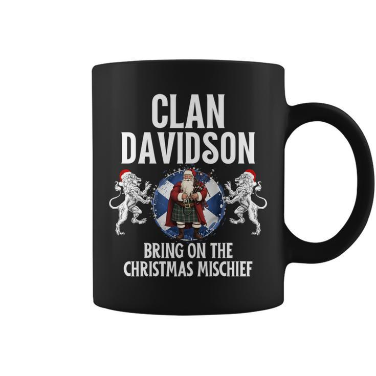 Davidson Clan Christmas Scottish Family Name Party Coffee Mug
