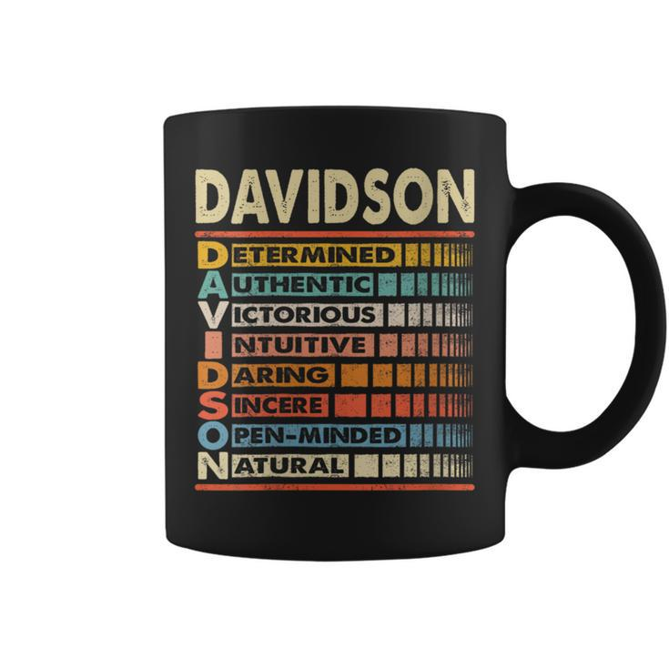 Davidson Family Name First Last Name Davidson Coffee Mug