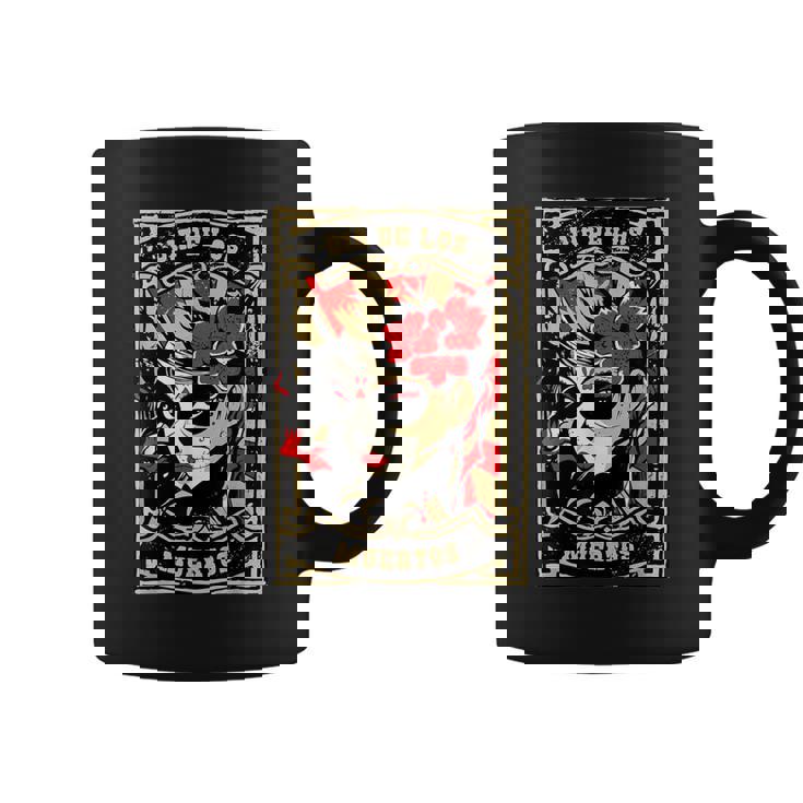 Day Of The Dead Sugar Skull Skeleton Vintage Dia Muertos Mexico Coffee Mug