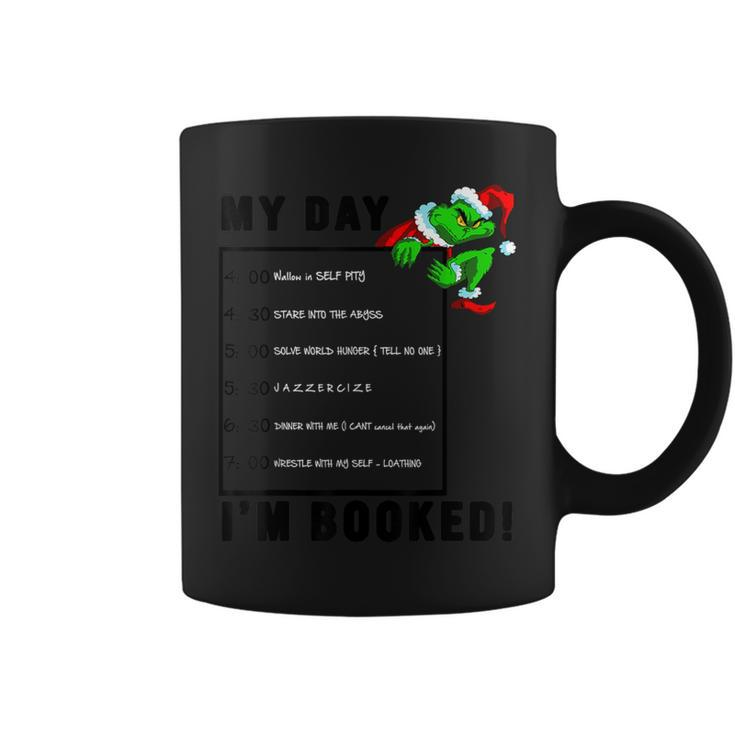 My Day I’M Booked Christmas For Family Coffee Mug - Thegiftio