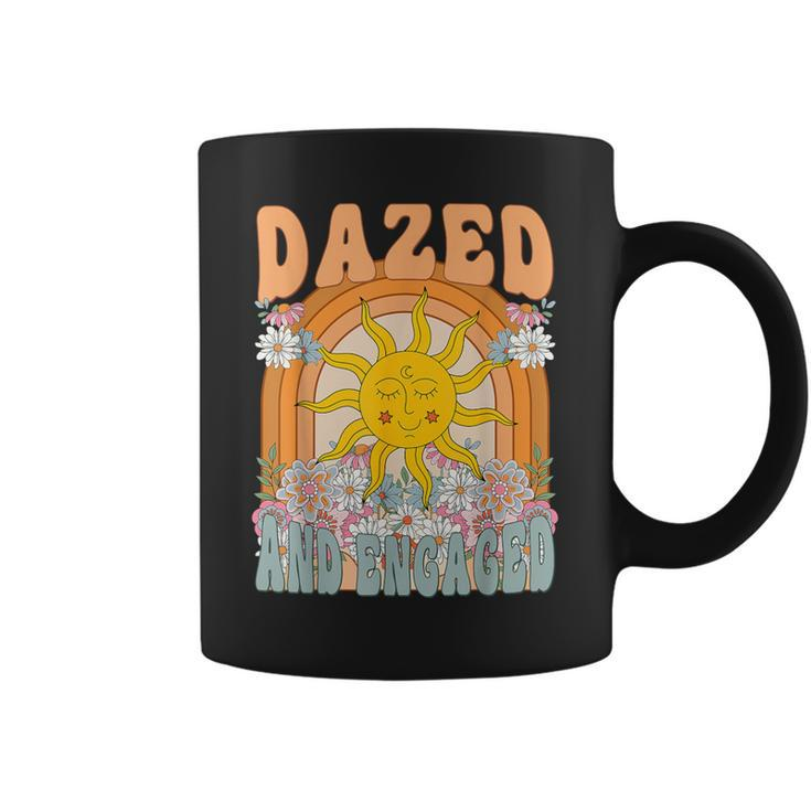 Dazed And Engaged Wildflower Bachelorette Party Matching Coffee Mug