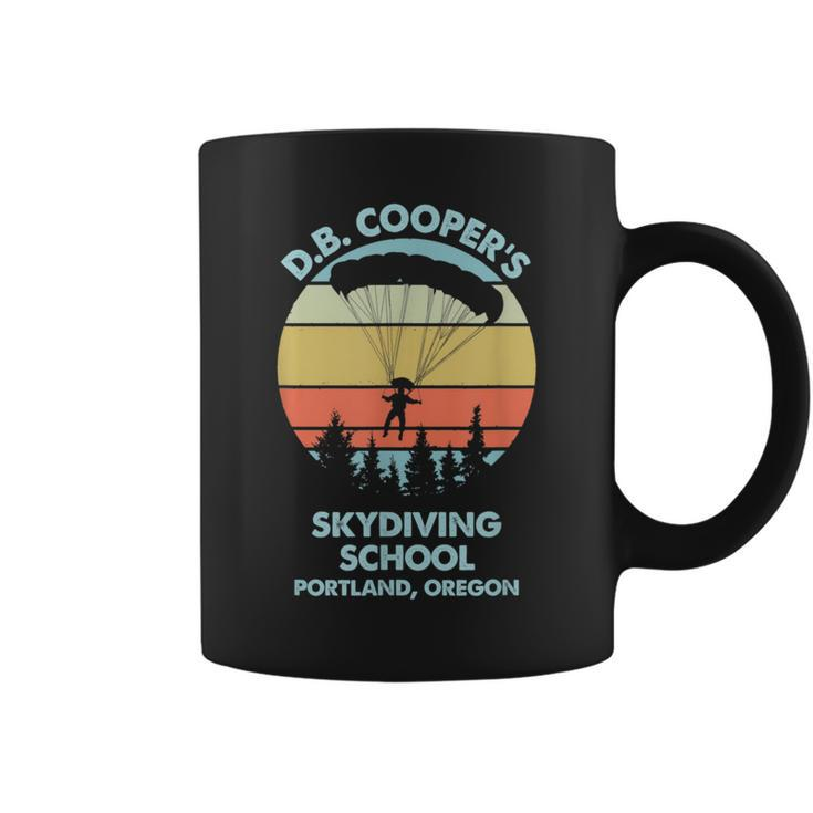 DB Cooper's Skydiving School The Original Vintage Coffee Mug
