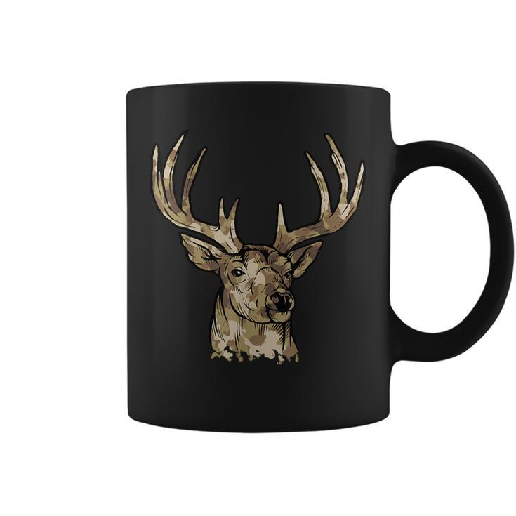 Deer Gear For Hunters Camo Whitetail Buck Coffee Mug