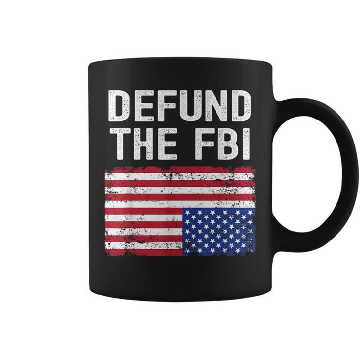 Defund The Fbi American Flag Coffee Mug