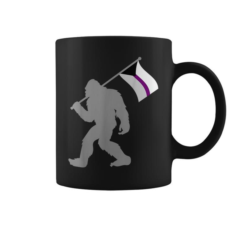 Demisexuality Pride Flag Monster On Demisexual Coffee Mug