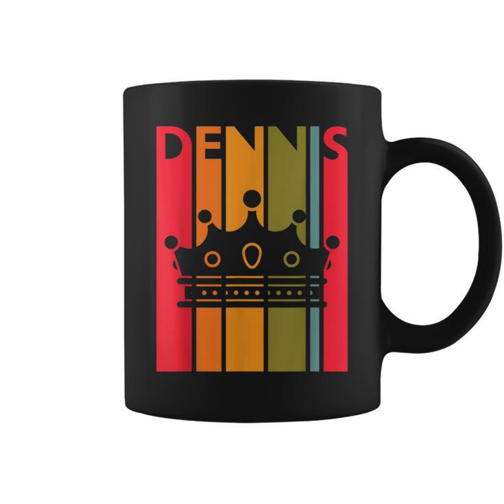 Dennis Idea For Boys First Name Vintage Dennis Coffee Mug