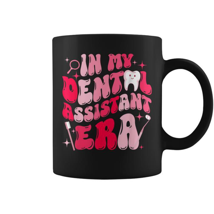 In My Dental Assistant Era Dental Assistant Groovy Coffee Mug