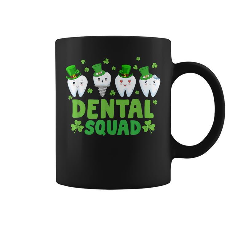 Dental Squad Leprechaun Th Happy St Patrick's Day Dentist Coffee Mug