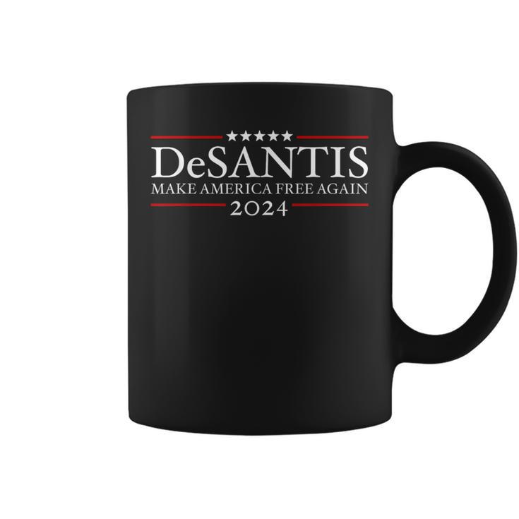 Desantis 2024 Make America Free Again President Republican Coffee Mug